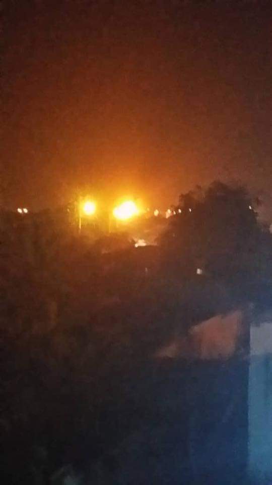 اندلاع حريق في أحد الانابيب الناقلة للوقود بمصافي عدن