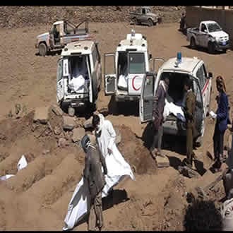 المليشيا في مهمة مواراة "الشعب المجهول".. دفن 53 جثة مجهولة في صنعاء ليرتفع العدد إلى 540 جثة
