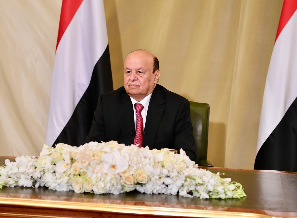 الرئيس هادي: ليس بمقدور منطقة ولا طائفة ولا سلالة أن تفرض إرادتها على اليمنيين