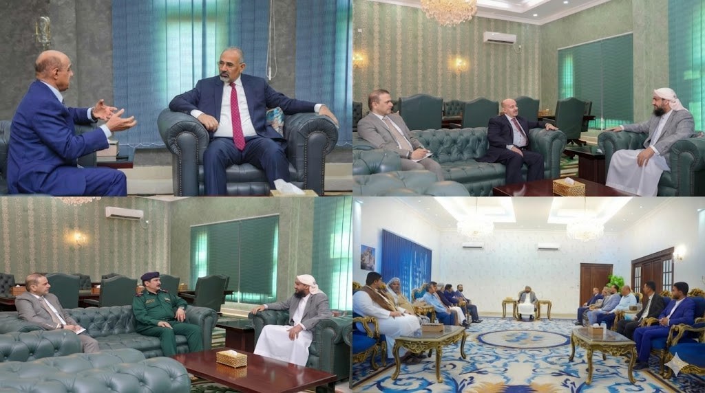 لا علم ولا رئيس.. اجتماعات الزبيدي والمحرمي في قصر معاشيق إثبات فاعلية أم إعلان تدشين مرحلة جديدة